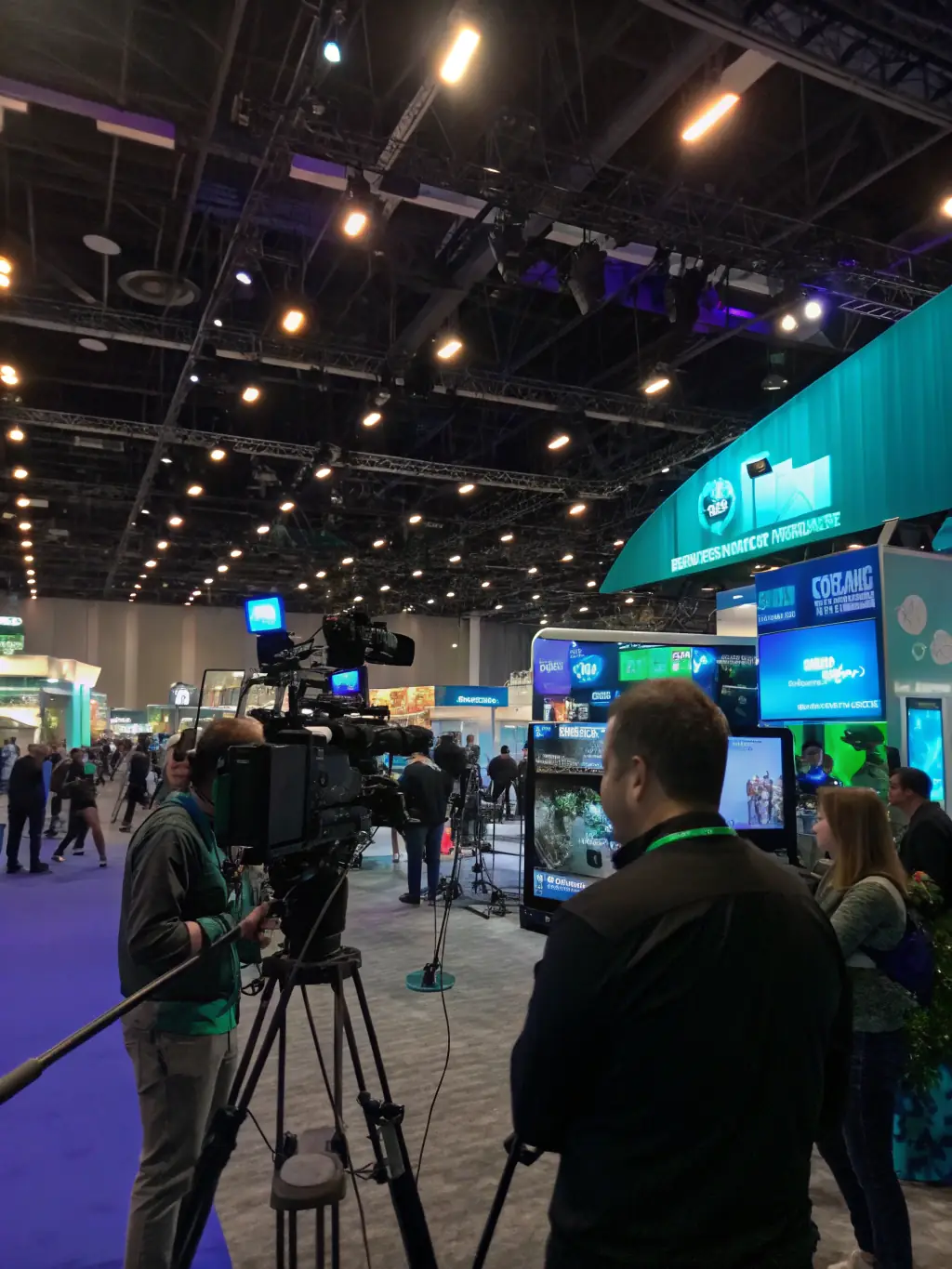 A photograph of the GTS Week 2026 CareerConnect Expo venue, showing the entrance with banners and attendees entering the exhibition hall, emphasizing the event's scale and professional atmosphere.